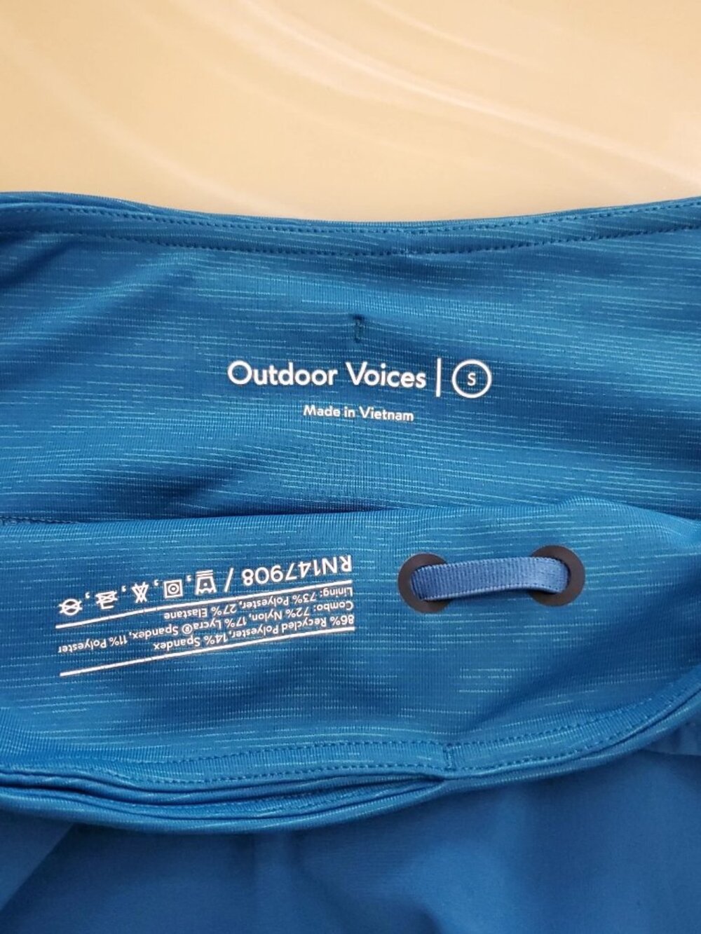 Outdoor Voices Hudson 4” Skort Teal Blue Tennis Pickleball Golf Skirt Size Small - Picture 11 of 13